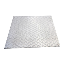 Aluminum checker plate 1.00 x 1.00 Meter